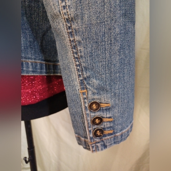 A St. John's Bay Blue Denim Women's Jacket - Picture 6 of 10